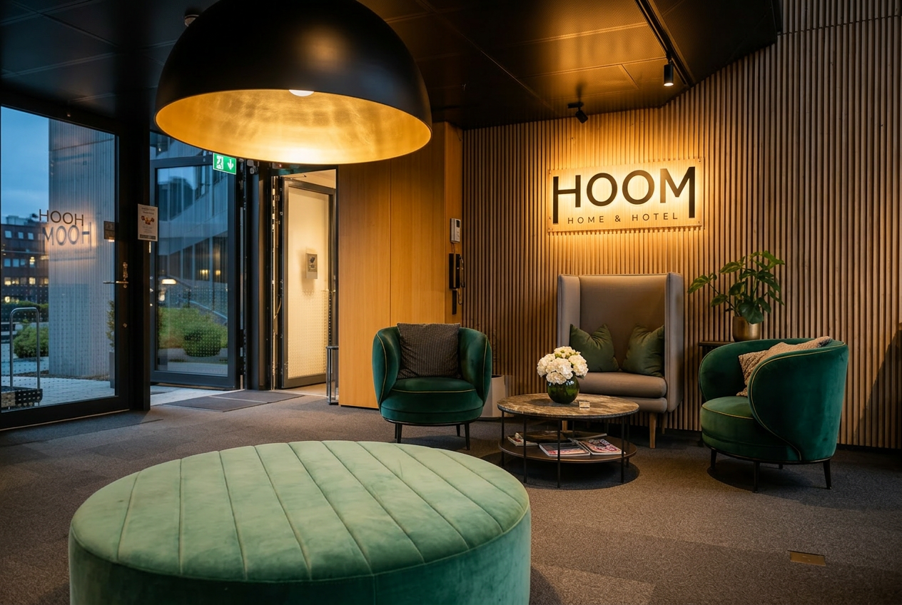 Receptionen på HOOM